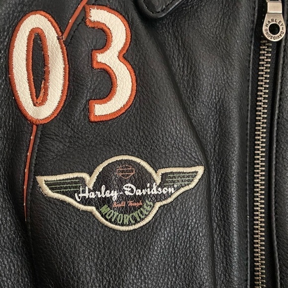 Harley Davidson Women’s Leather Jacket Medium NWT - Picture 6 of 13